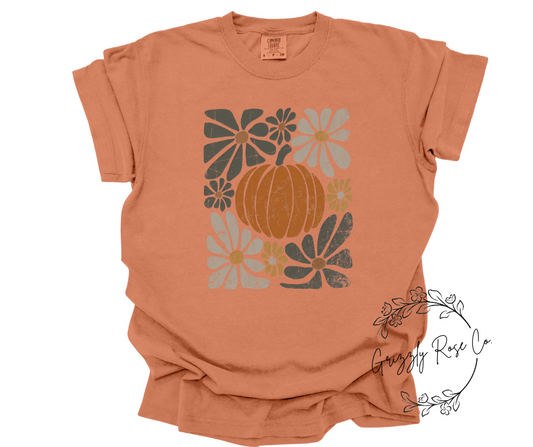 Boho Pumpkin Comfort Colors Graphic Tee