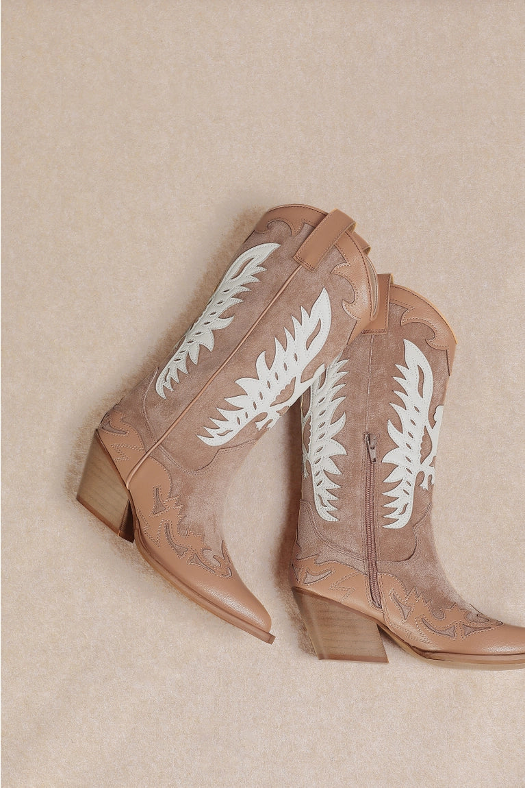 Idaly Western Midi Boots