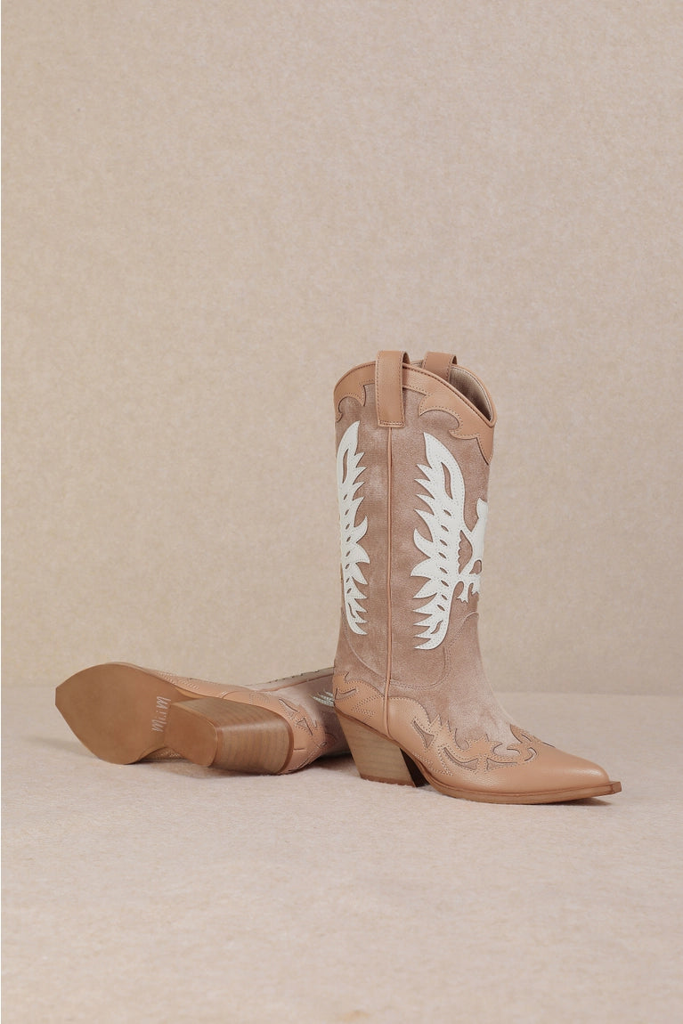 Idaly Western Midi Boots