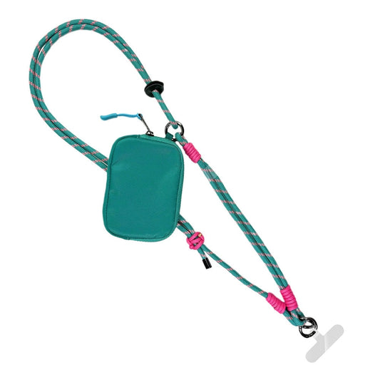 Save the GirlsActive Crossbody W/Rfid Pouch Twin Rope Strap
