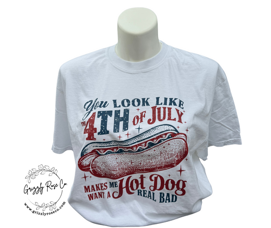 You Look Like the 4th of July.....Comfort Colors Graphic Tee