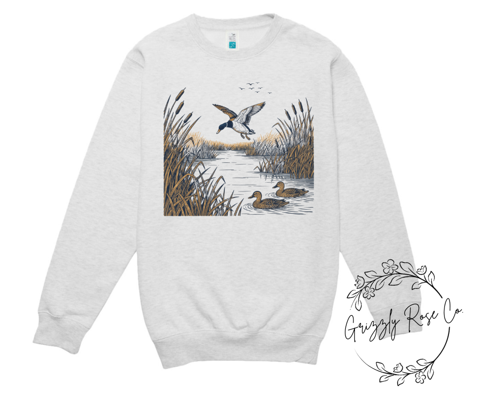 Vintage Mallard Duck Lane Seven Crewneck