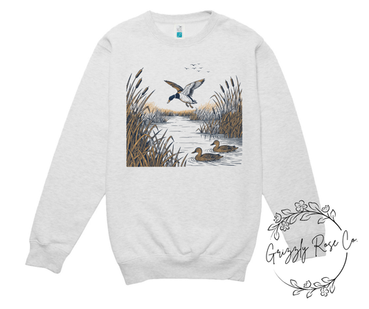 Vintage Mallard Duck Lane Seven Crewneck