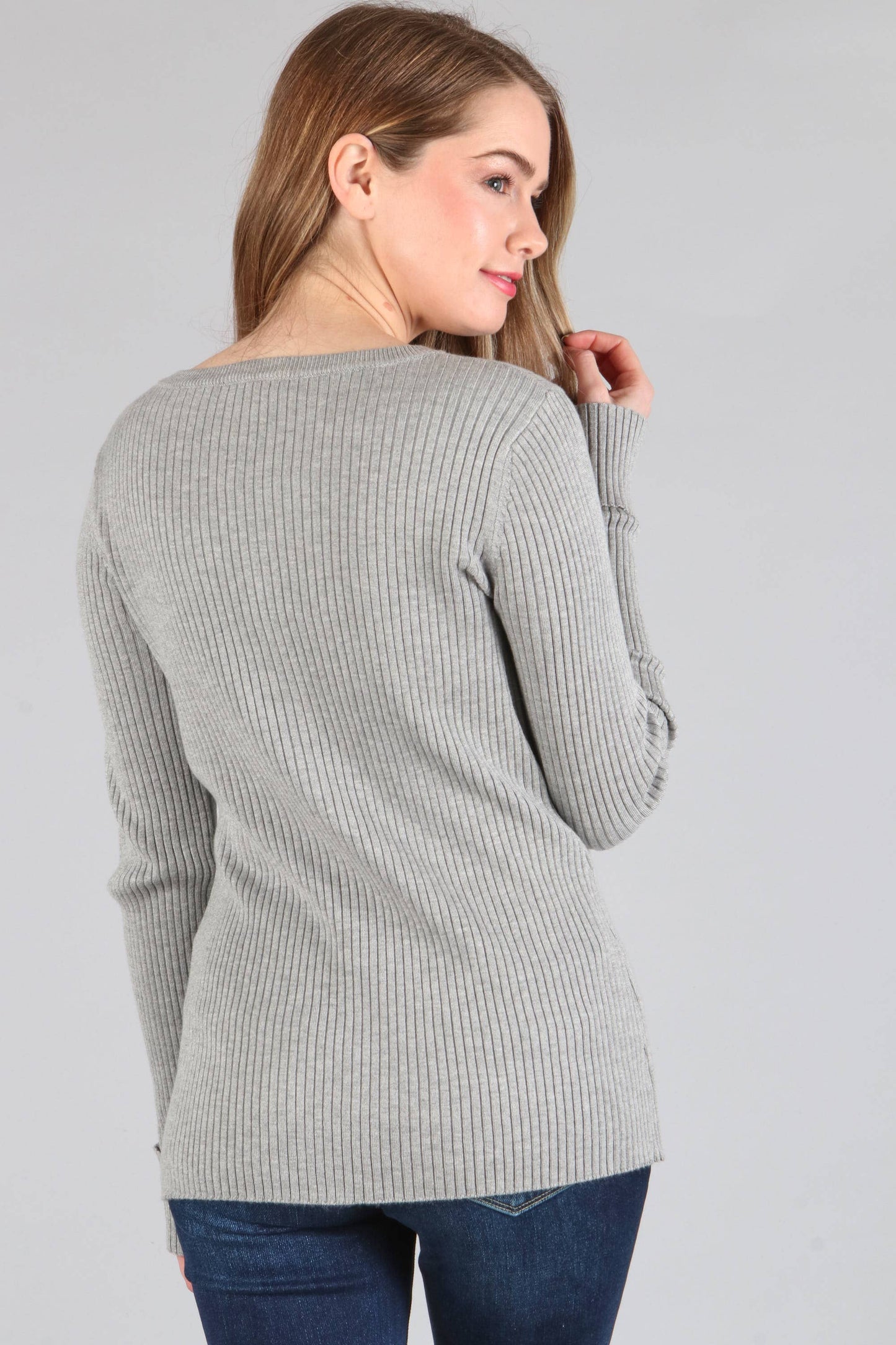 Knit Button Down Henley