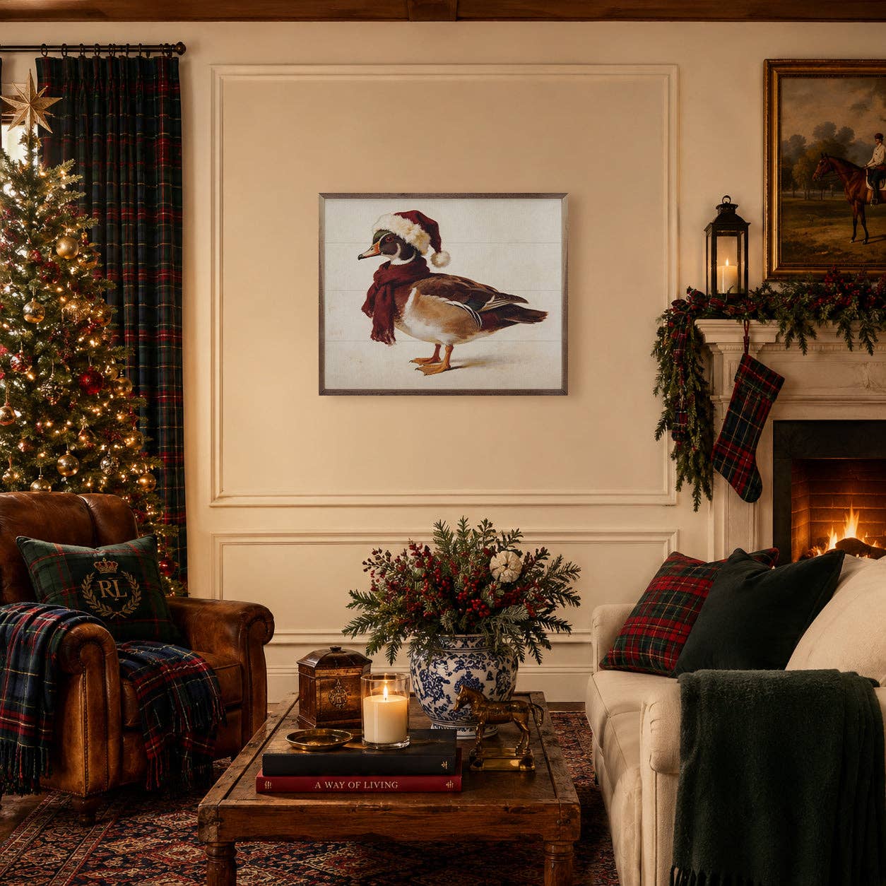 Holiday Mallard Sign