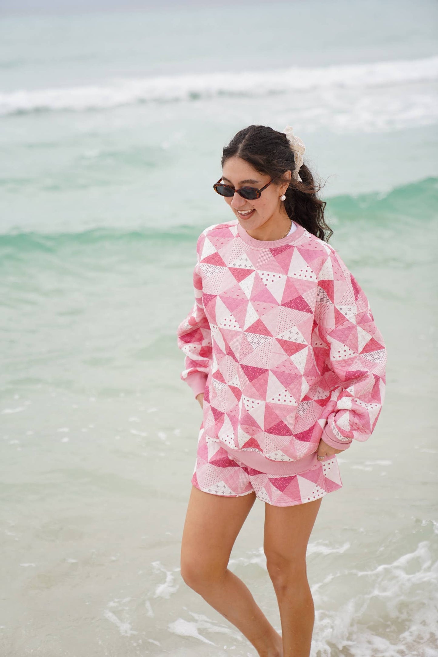 The "Gemma" Quilted Sweatshirt