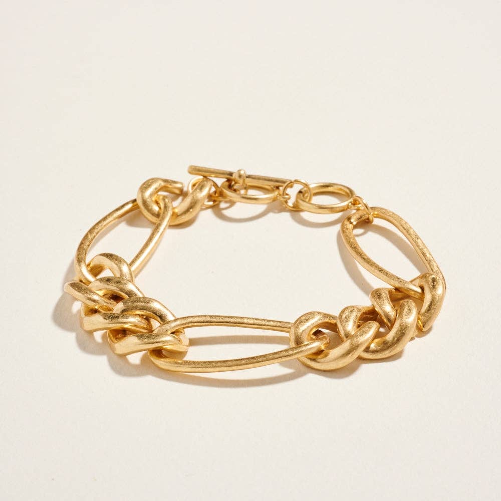 Chunky Paperclip Link Chain Bracelet