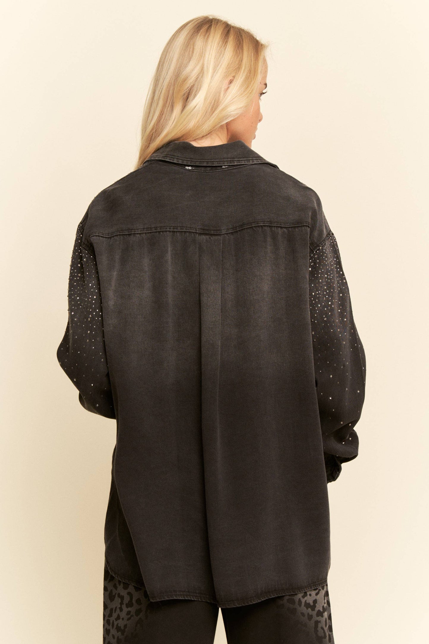 Keeping it Jazzy Rhinestone Shacket