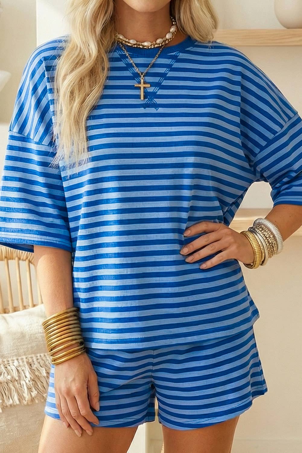 Striped Lounge Set
