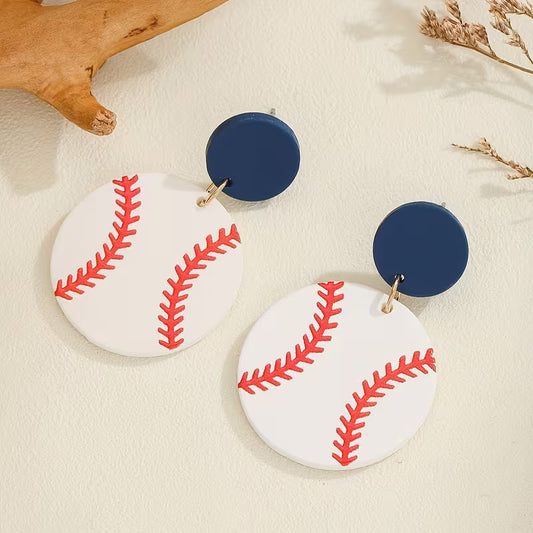 Baseball Earrings