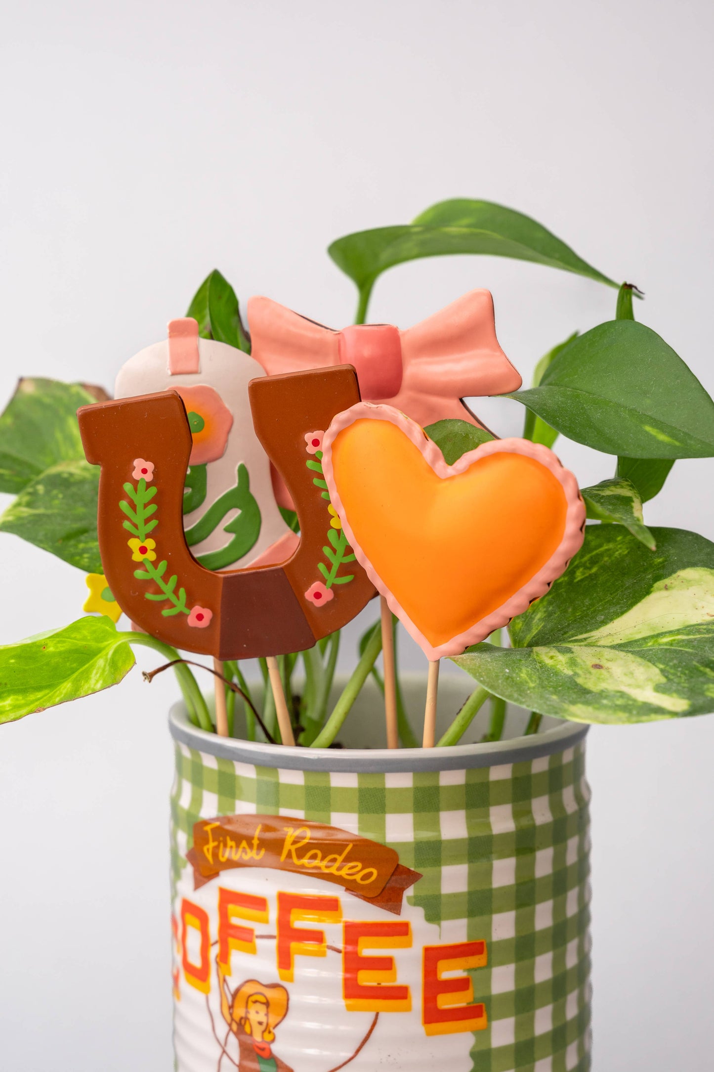 Cowgirl Plant Stakes