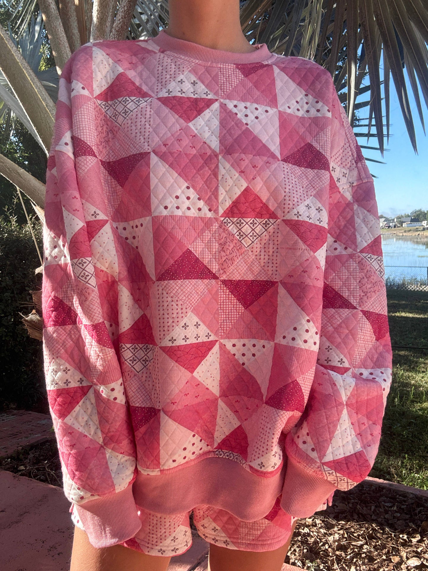 The "Gemma" Quilted Sweatshirt