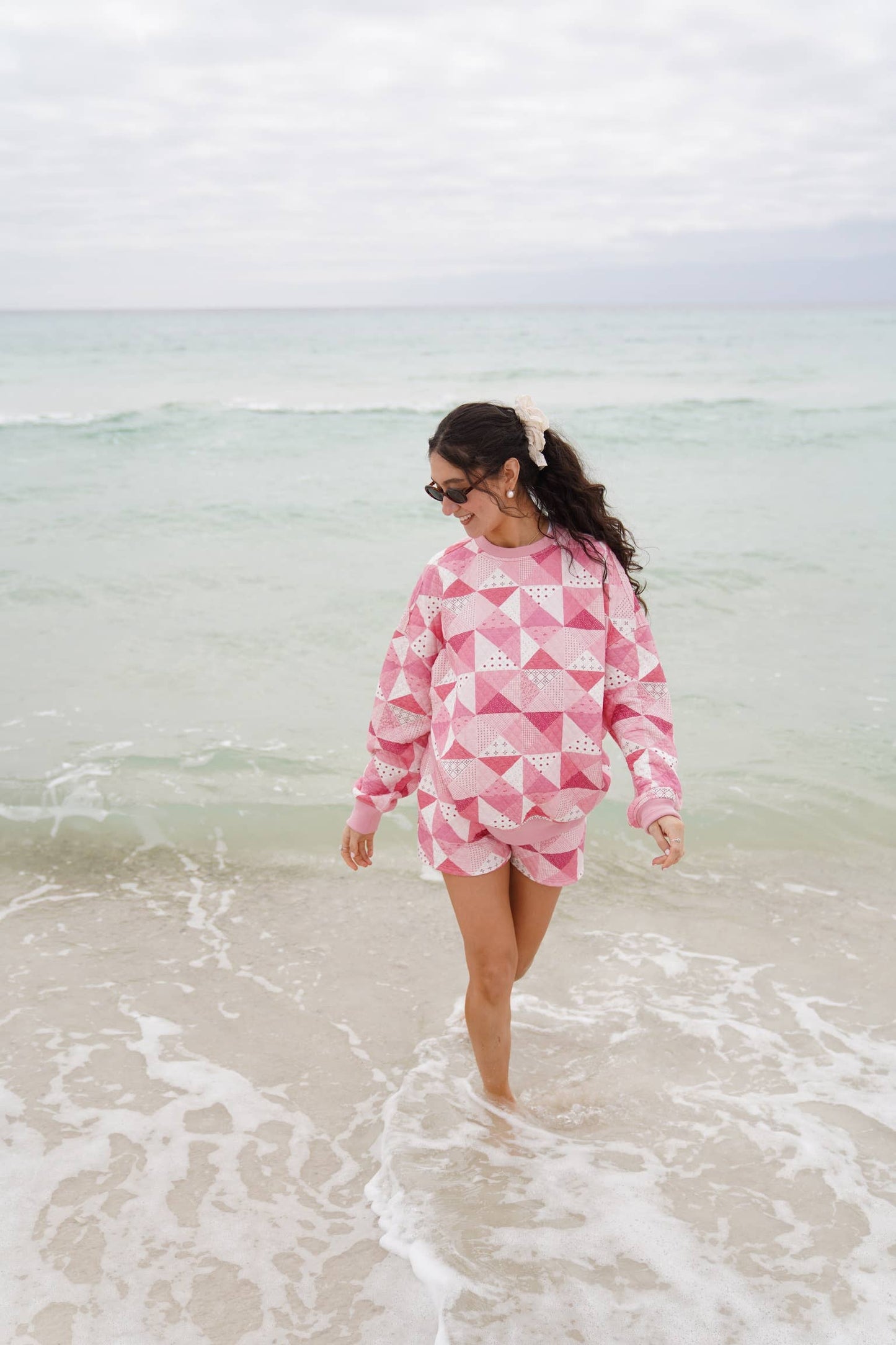 The "Gemma" Quilted Sweatshirt