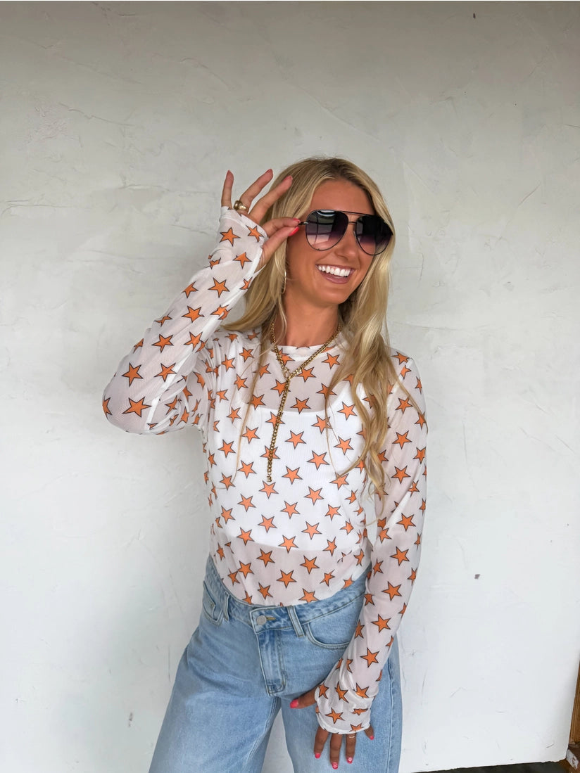 Dress It Up Mesh Top by Blakely