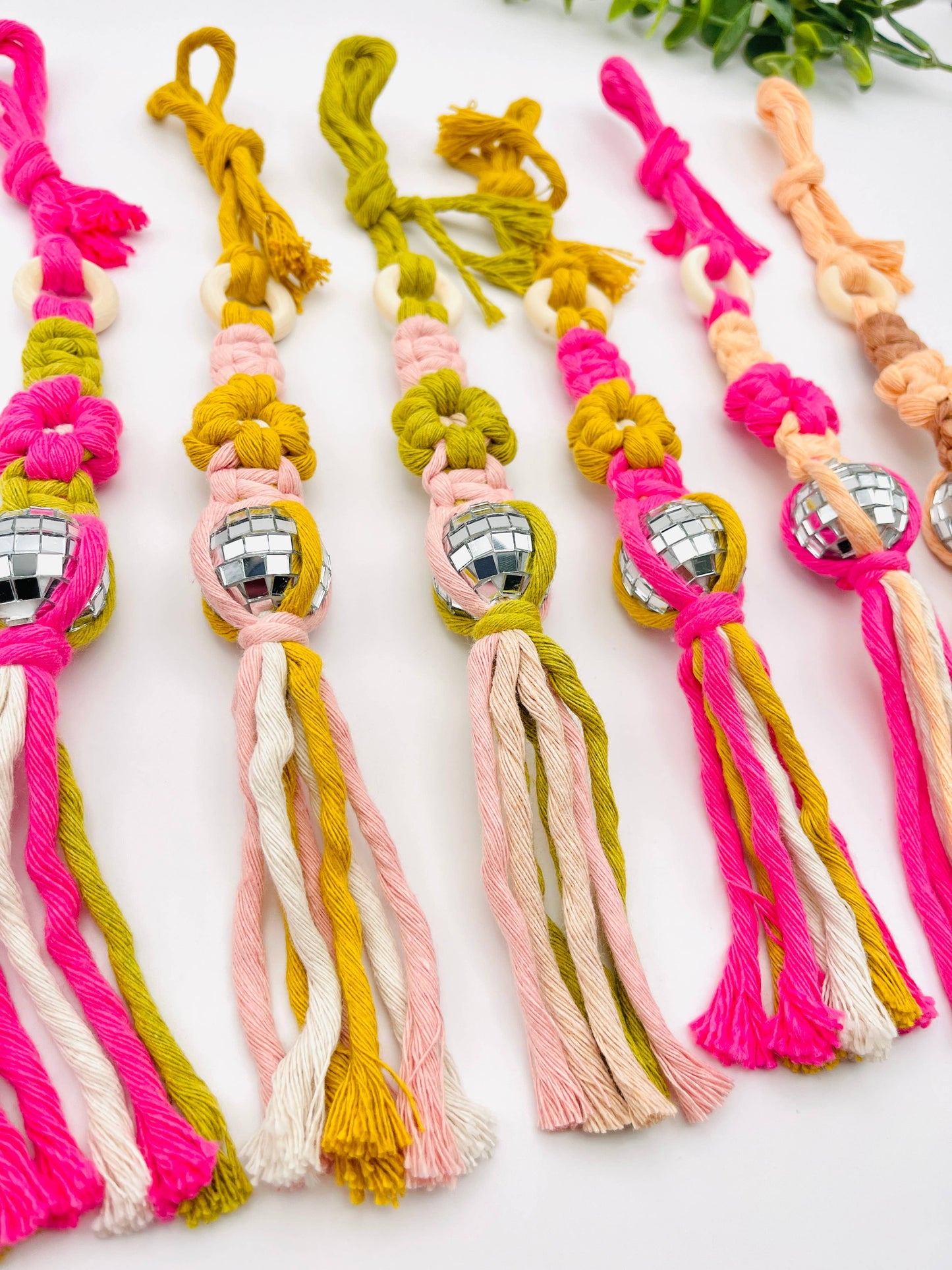 Marissa D Designs Disco Ball Flower Car Charm