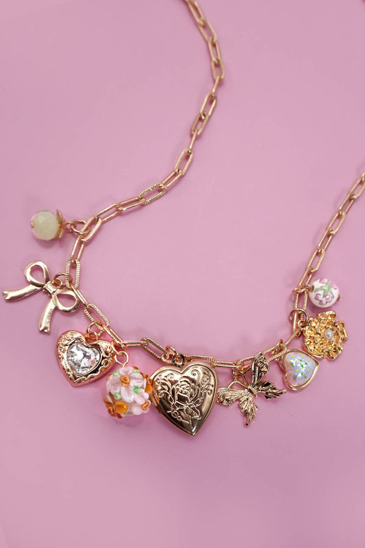 Locket Charm Necklace