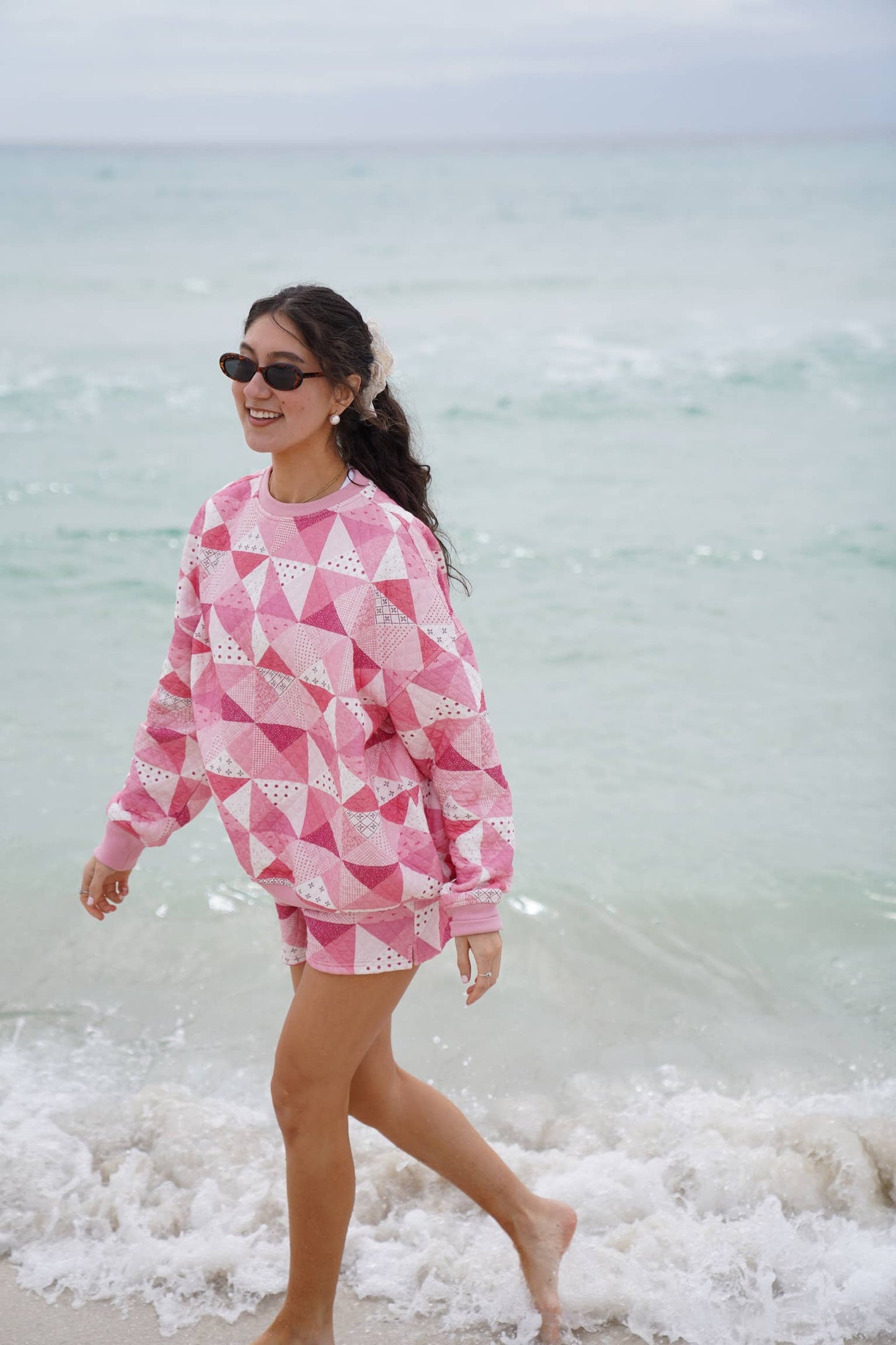 The "Gemma" Quilted Sweatshirt