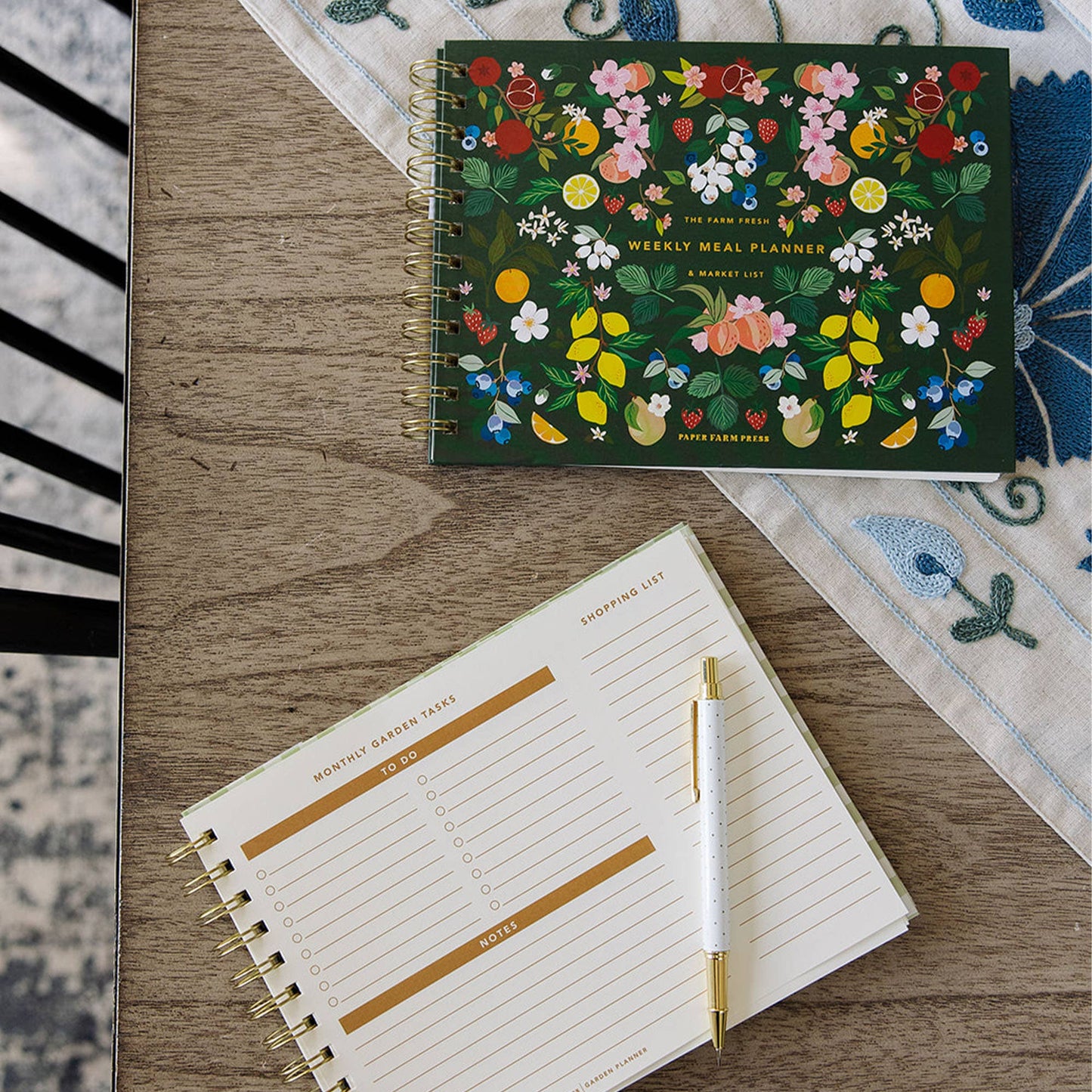 Farm Fresh Weekly Meal Planner - Floral