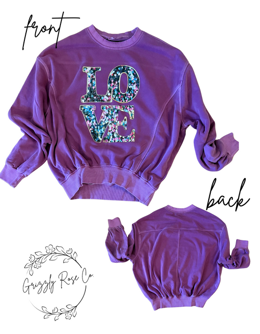 L-O-V-E Zenana Soft Fleece Pullover