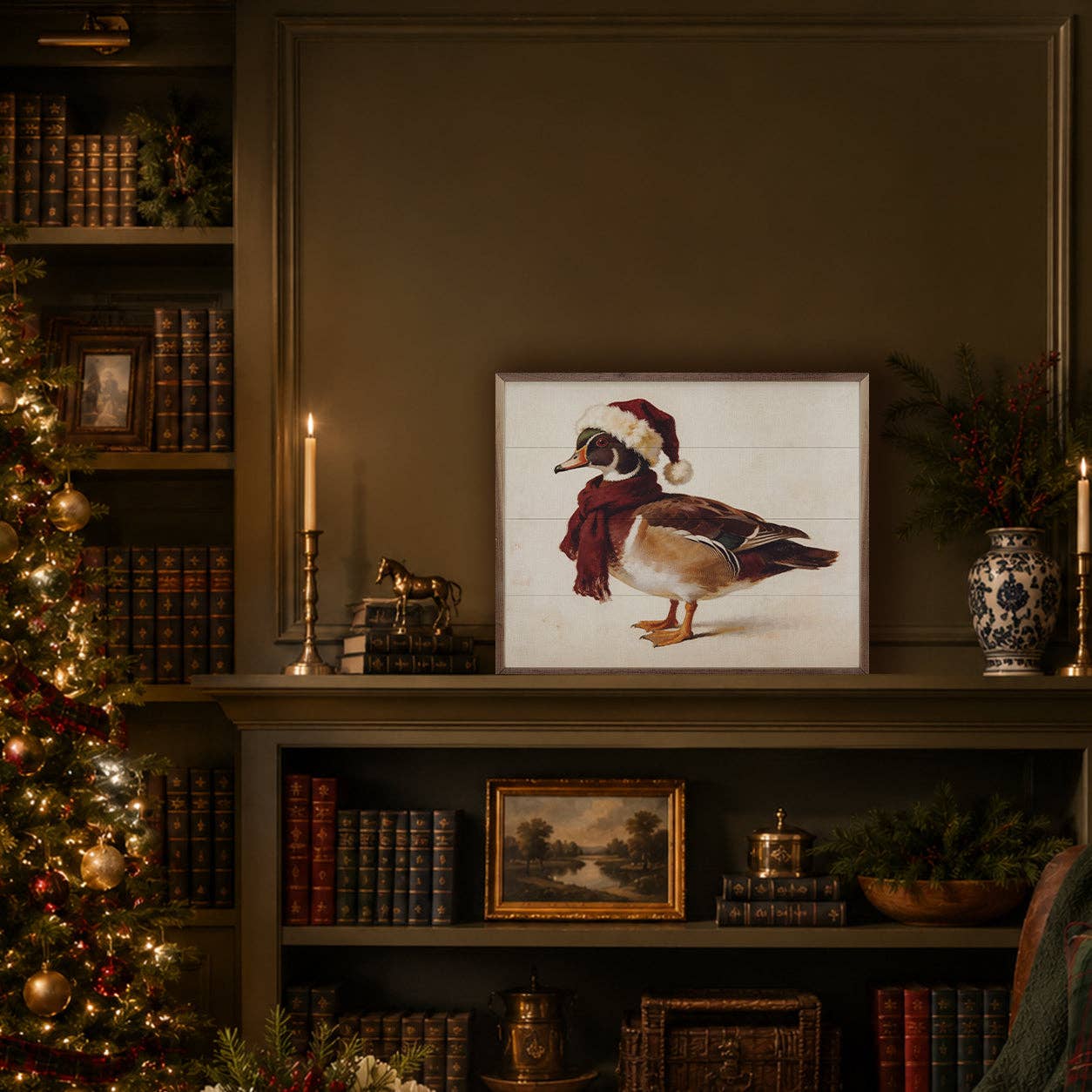 Holiday Mallard Sign