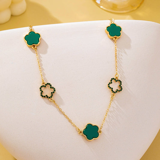 Four Leaf Charm Necklace