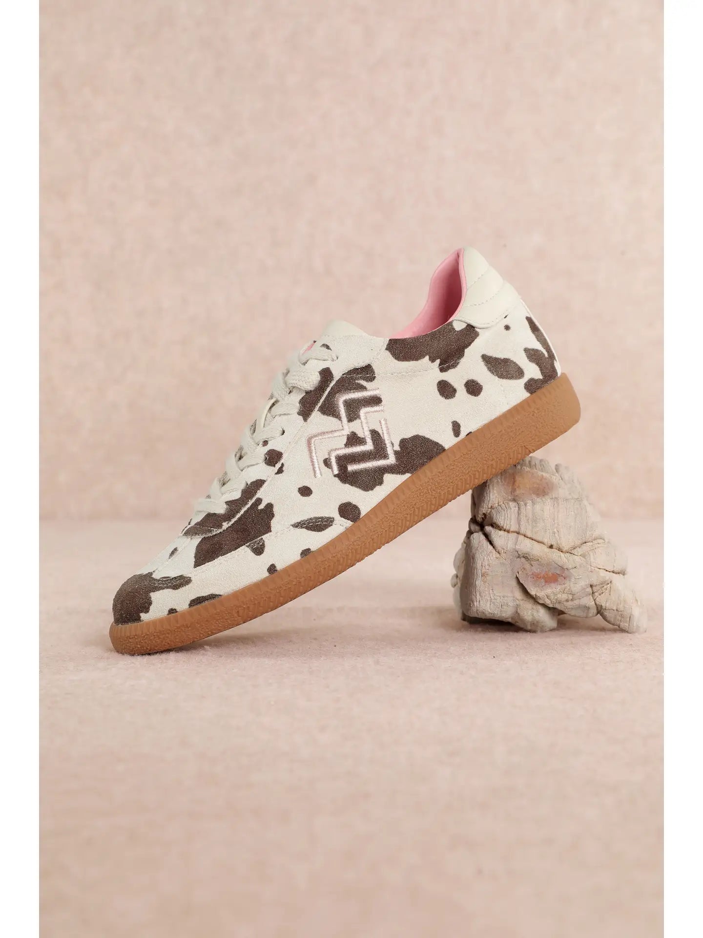 Mary Cow Print Sneaker