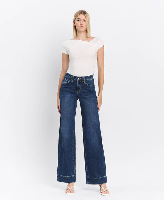 Lovervet by VERVET High Rise Trouser Jean