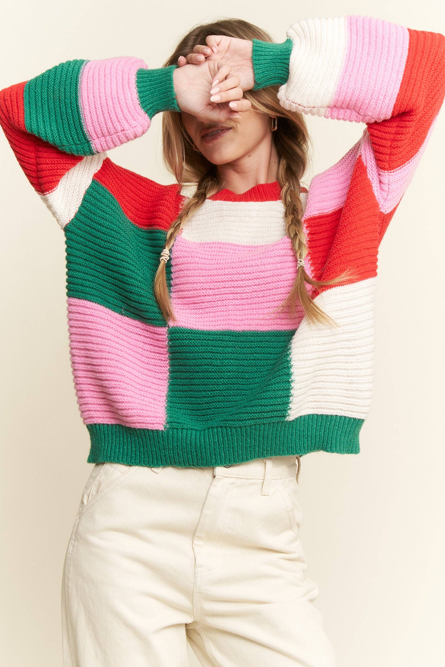 Geometric Knit Sweater
