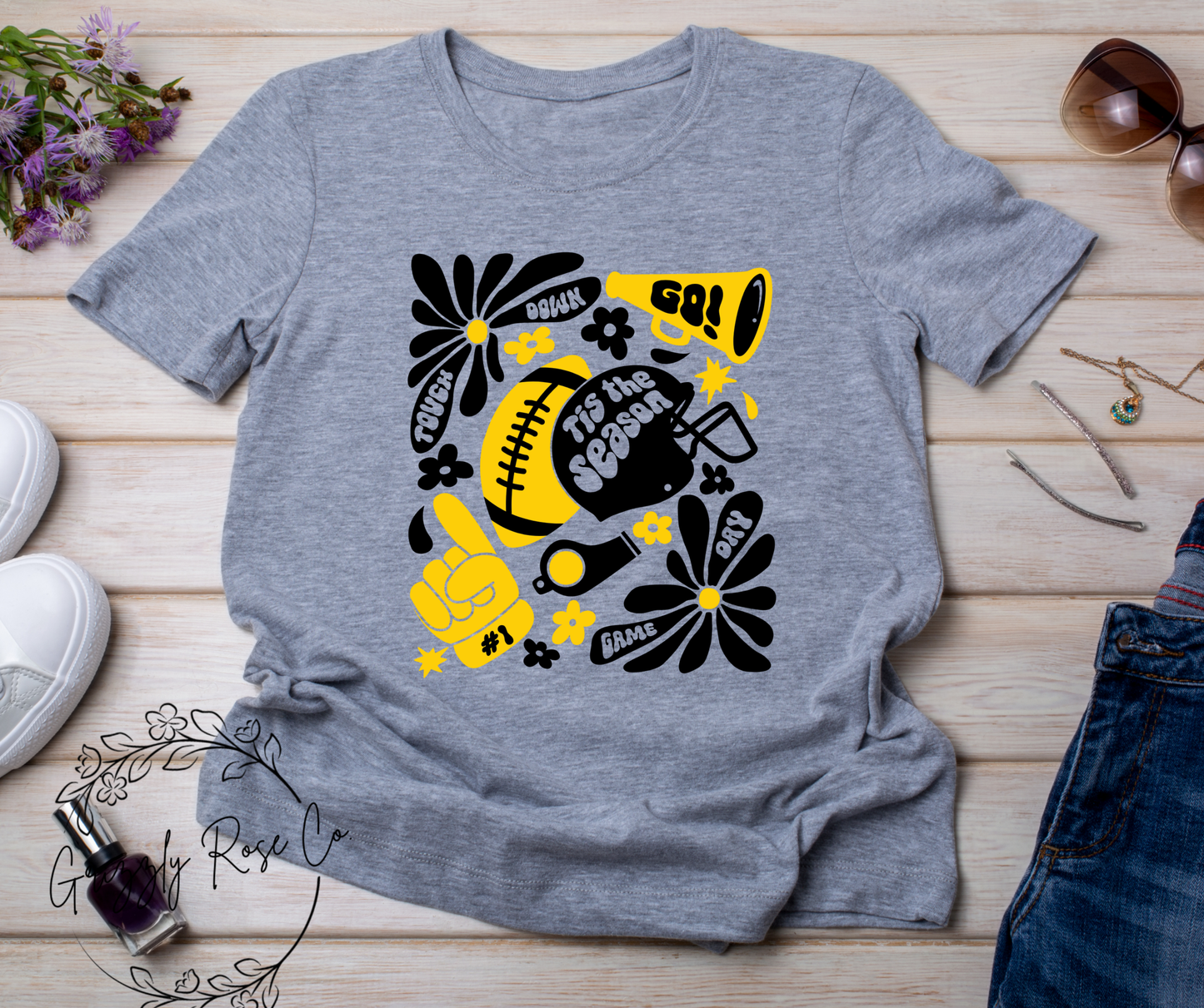Groovy Game Day Graphic Tee