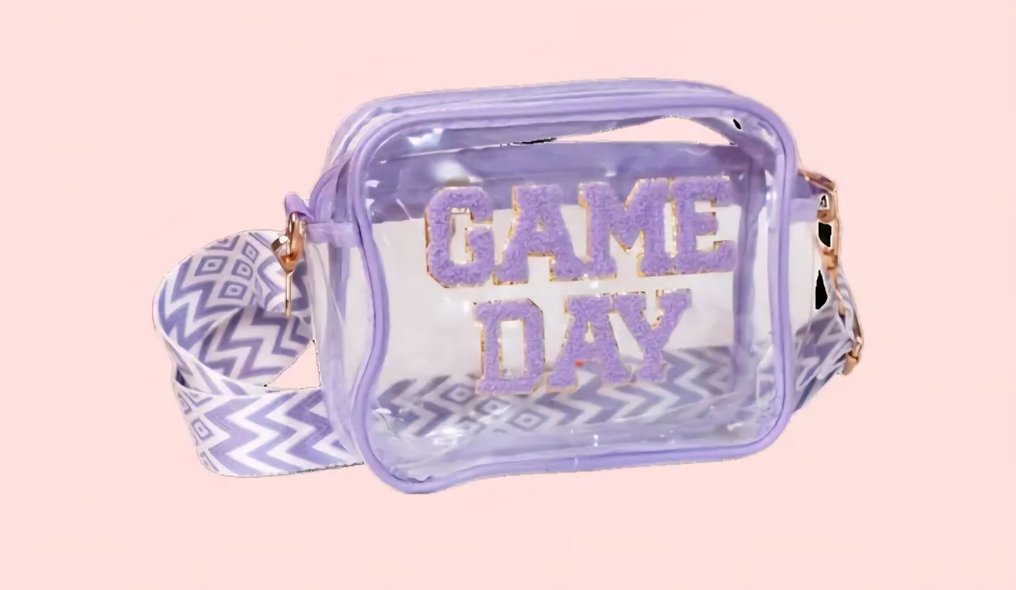 Game day stadium approved transparent crossbody
