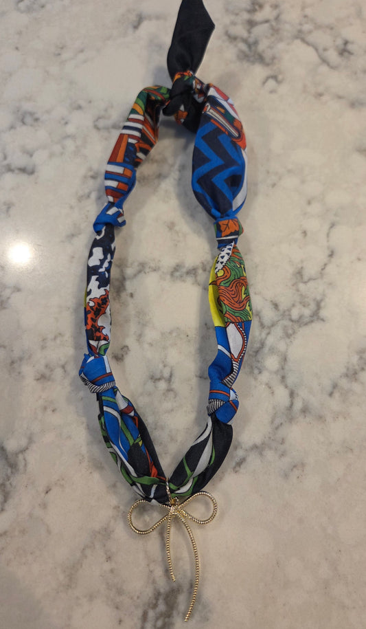 Scarf Bow Necklace