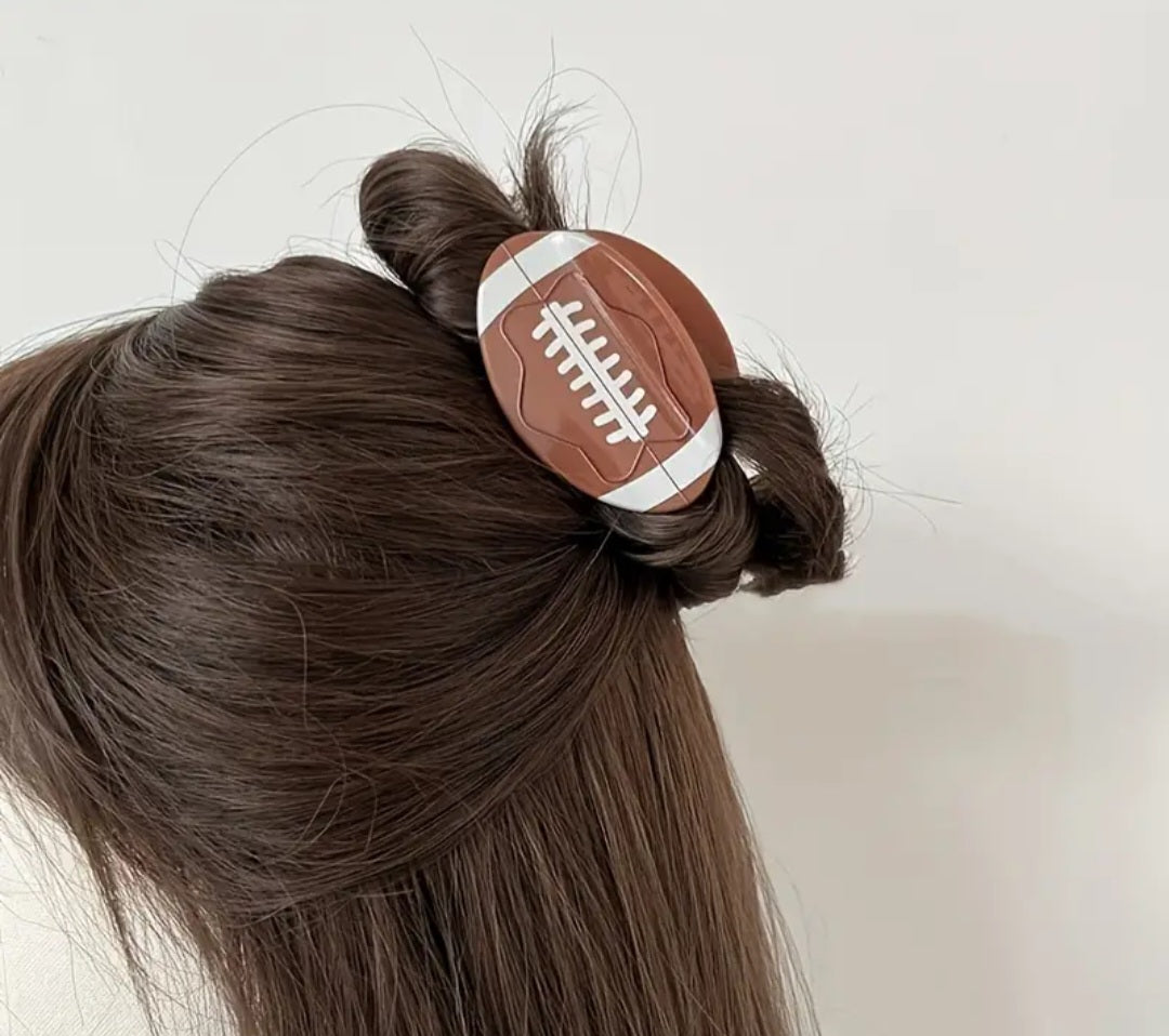 Football Hairclip