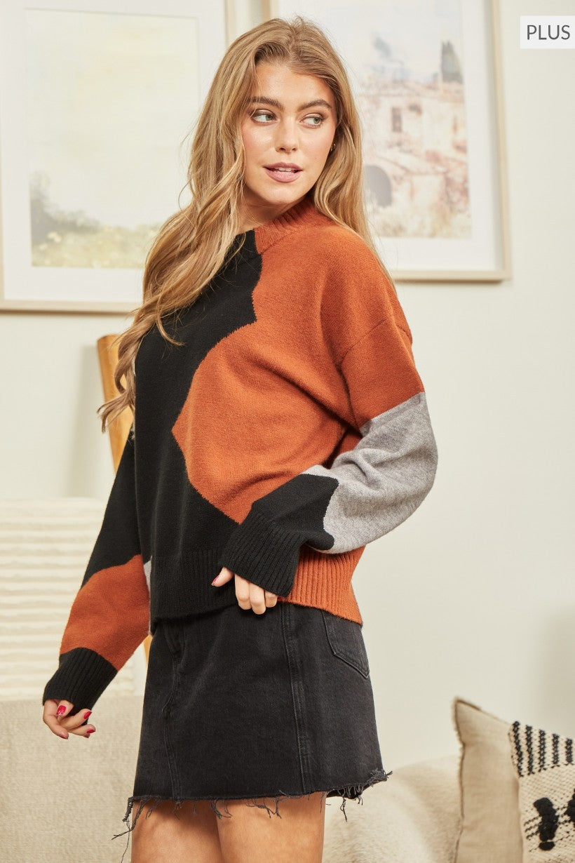 Unit by Andree Colorblock Sweater