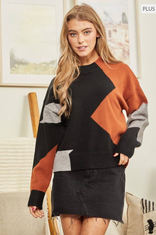 Unit by Andree Colorblock Sweater