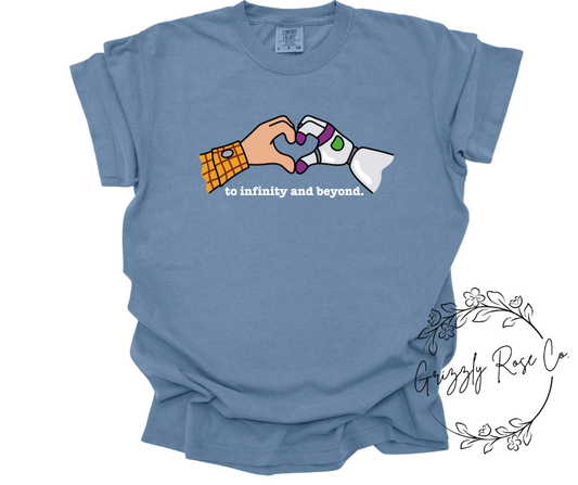 To Infinity and Beyond Comfort Colors Graphic Tee